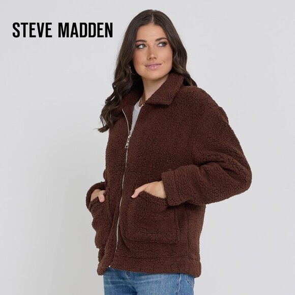 Jacket Women Espress Oversized Faux Winter Coats for Women Shearling Fleece Plus - Picture 3 of 7